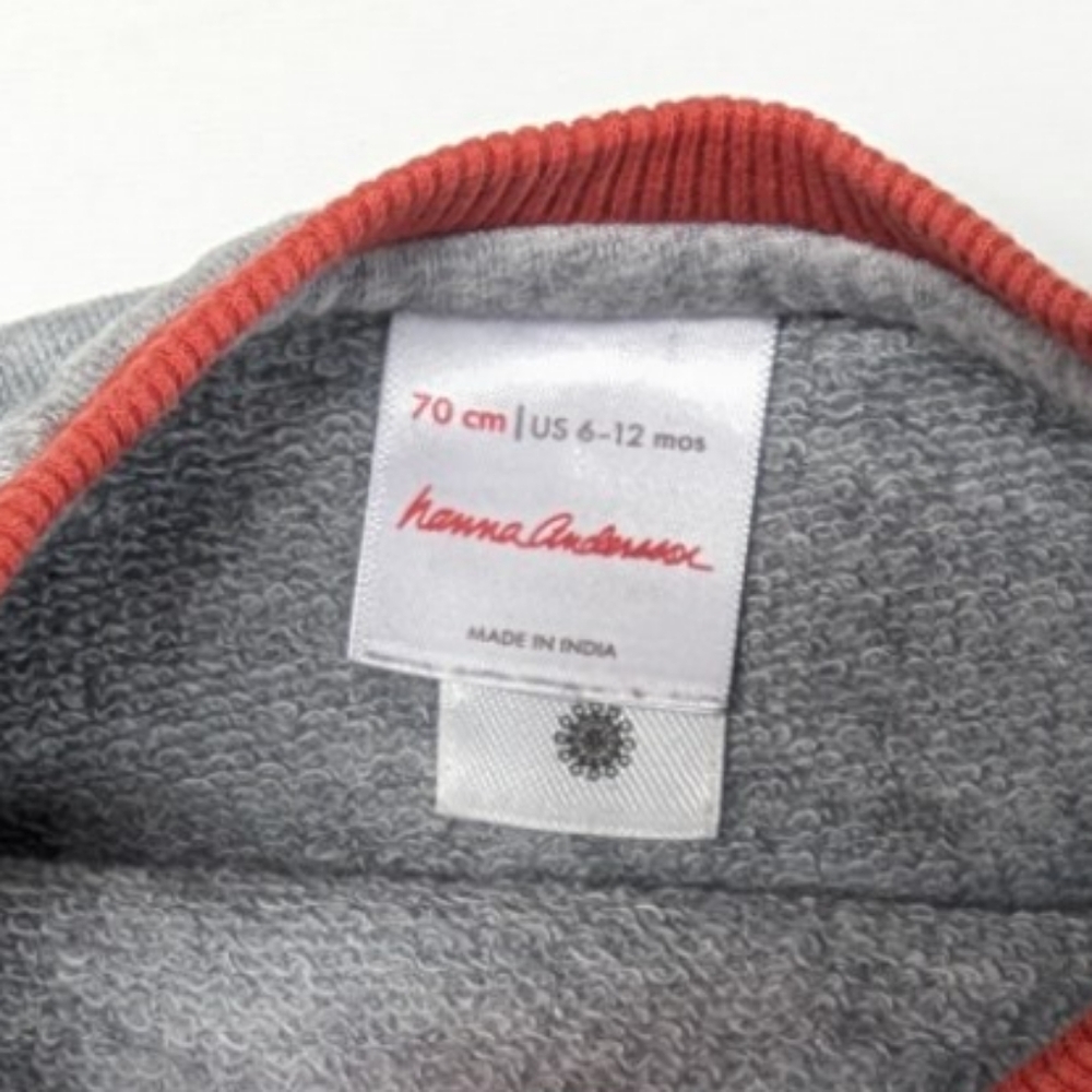 Hanna Andersson Gray Sweatshirt with Dinosaur Print - Picture 4 of 6
